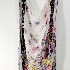 KENZO Vintage 100% Silk Wrap, Scarf